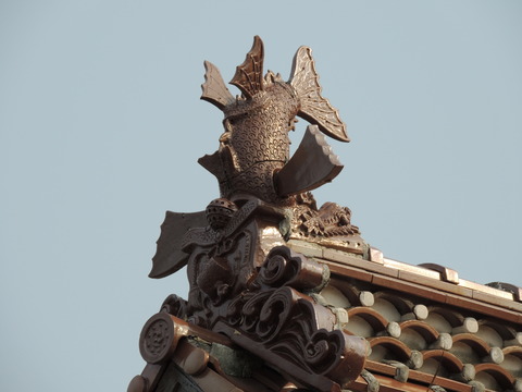 鯱瓦 益田市　恵比寿神社　戸田