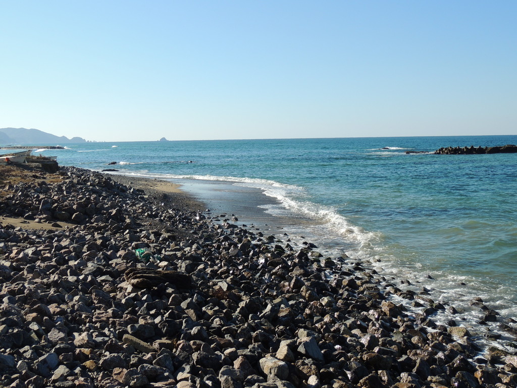 持石海岸（益田市の風景）の今…海岸浸食で凄い事になっていた