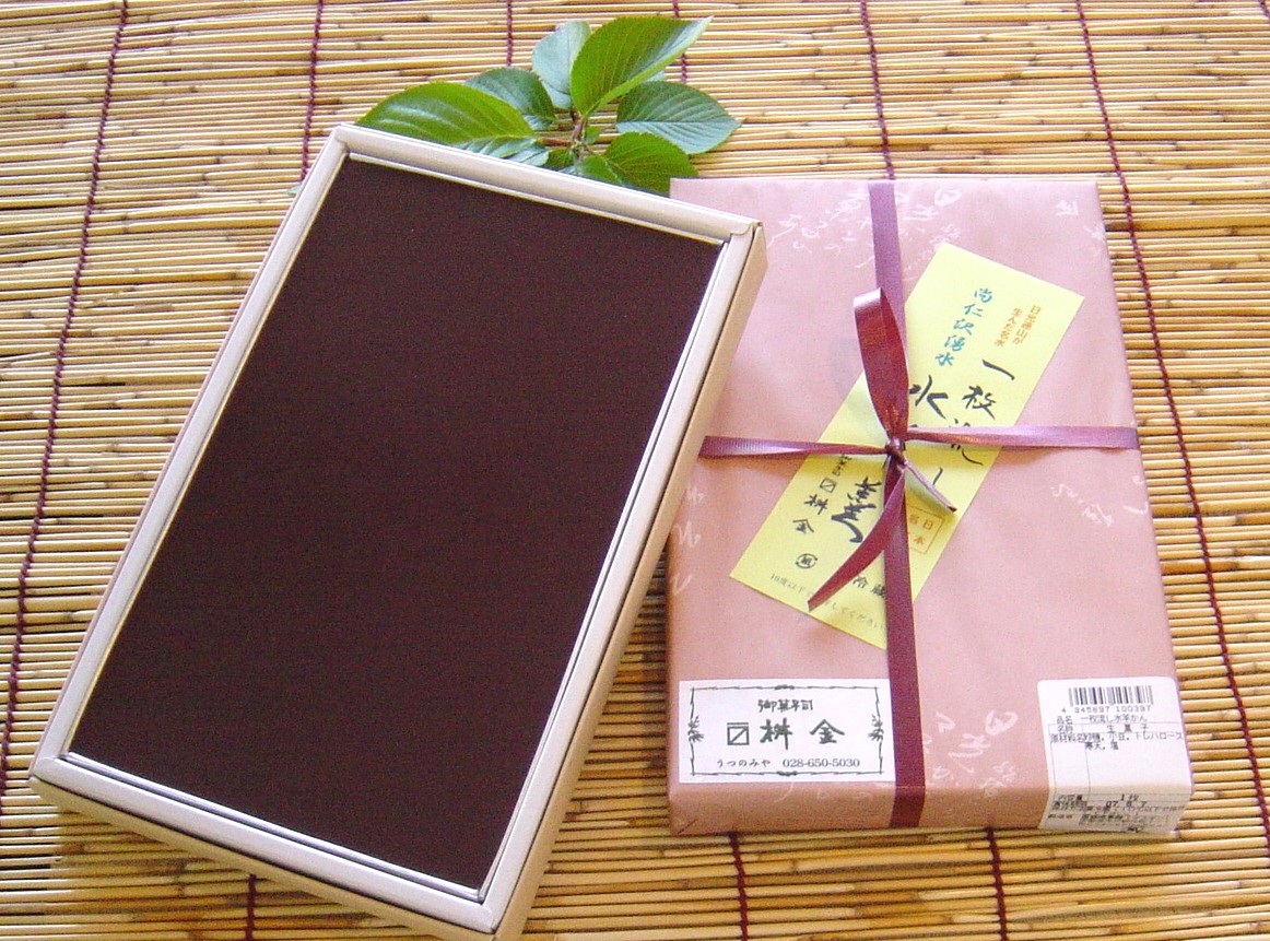 桝金特製 一枚流し水羊羹 名水使用 御菓子司 桝金 マスキン のお菓子便り
