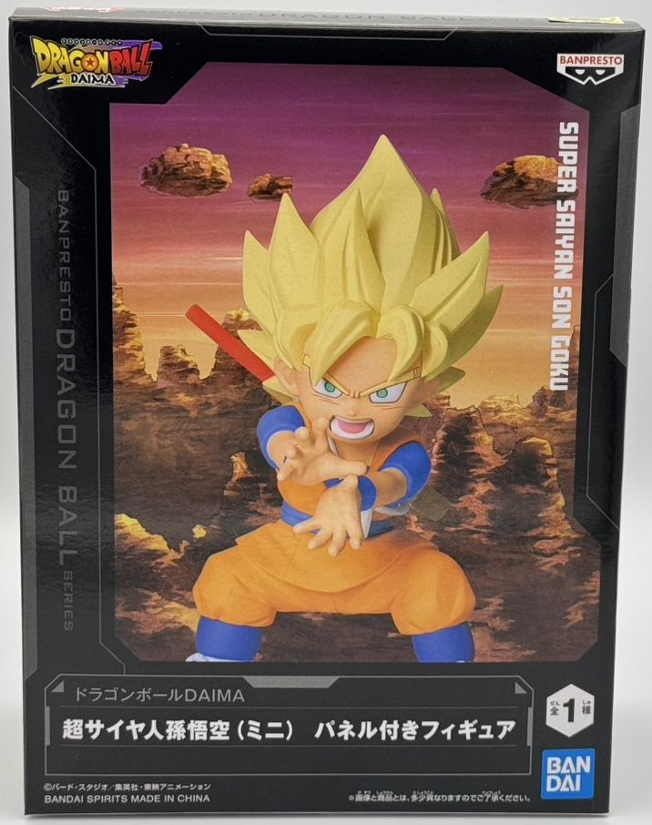 ドラゴンボールDAIMA 超サイヤ人孫悟空(ミニ) パネル付き ドラゴンボールDAIMA 超サイヤ人孫悟空(ミニ) パネル付き