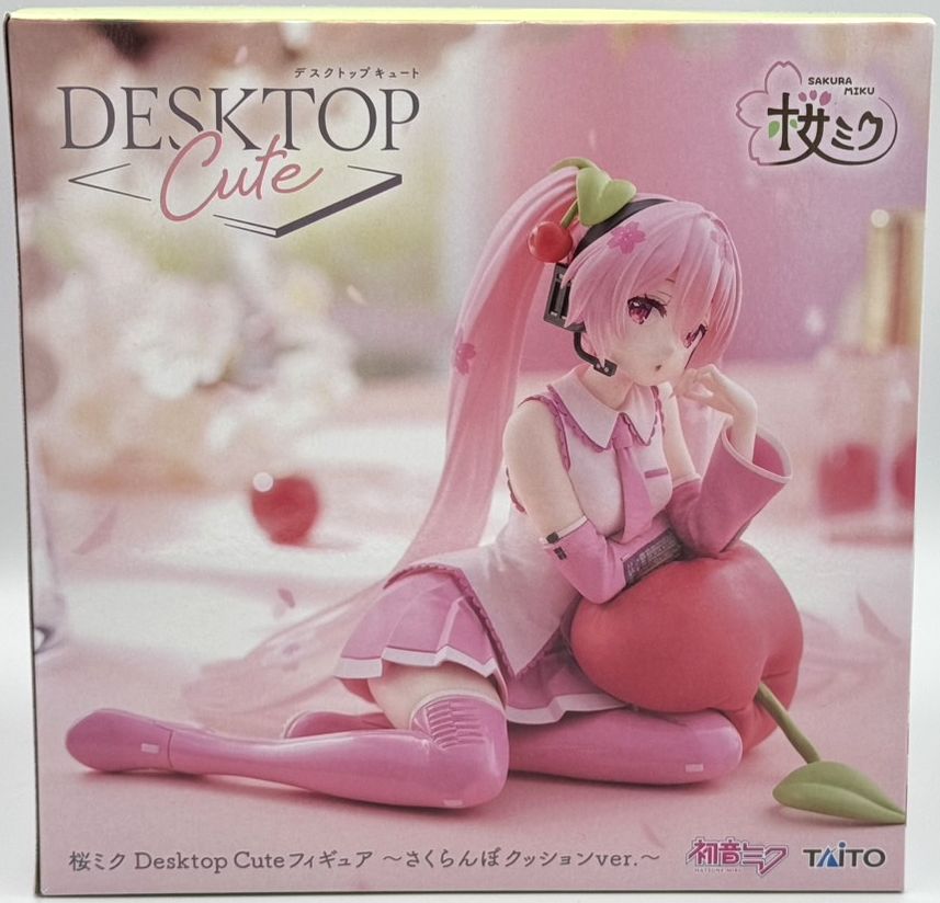 桜ミク Desktop Cute フィギュア ～さくらんぼクッションver