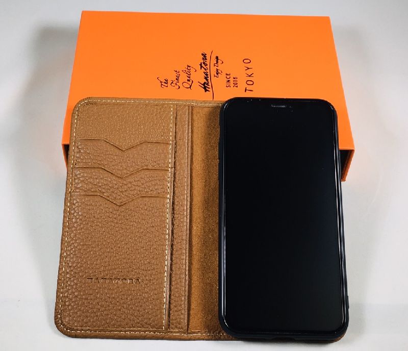 HANATORA iPhone XS/iPhone X ケース シュリンクカーフレザー 簡易 ...
