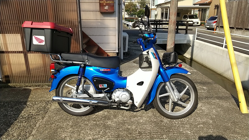 カスタムセブンを付ける（明邦化学工業) : エリー号：スーパーカブJA44