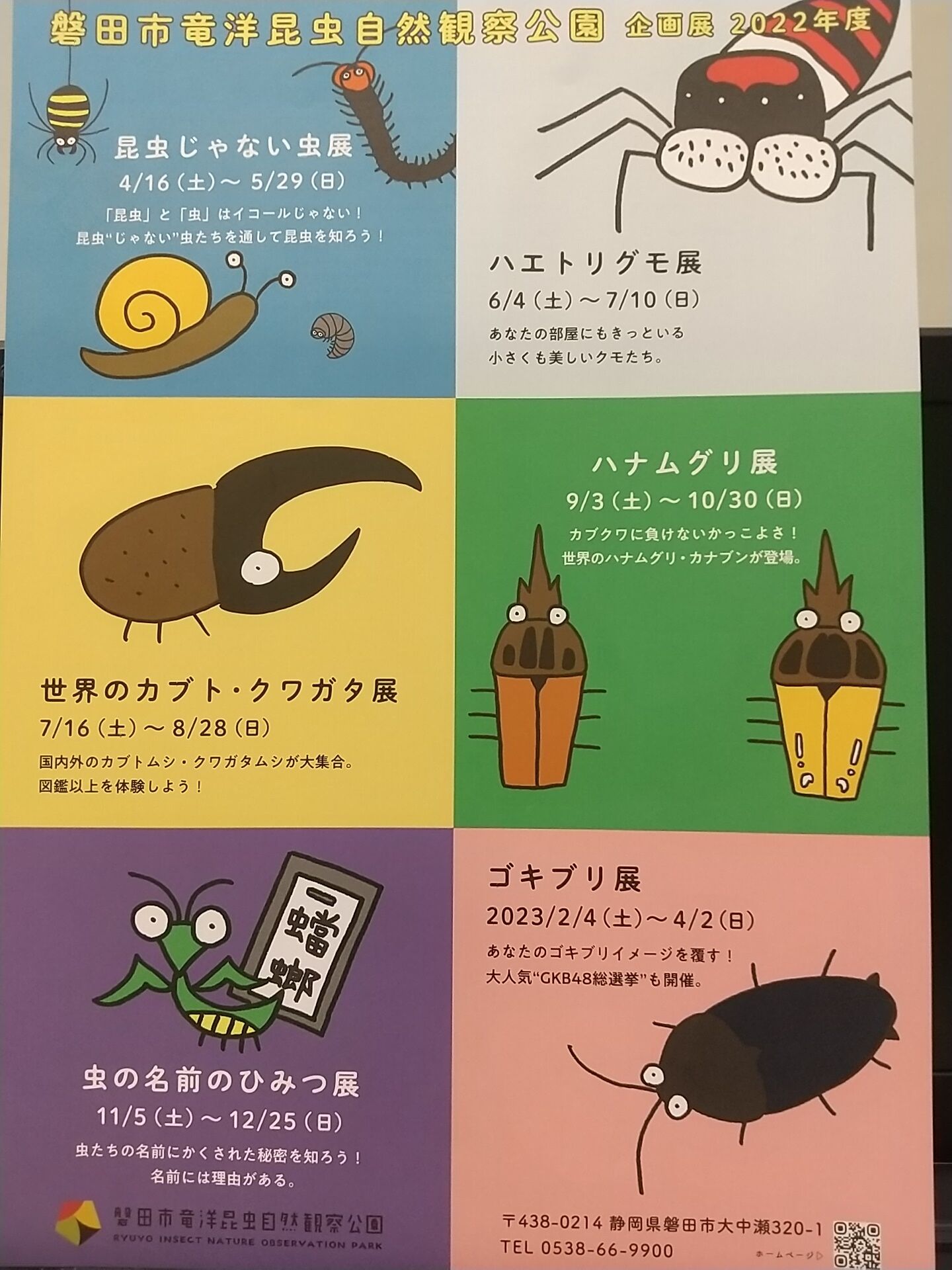 磐田市竜洋昆虫自然観察公園 昆虫じゃない虫展 のりたかblog