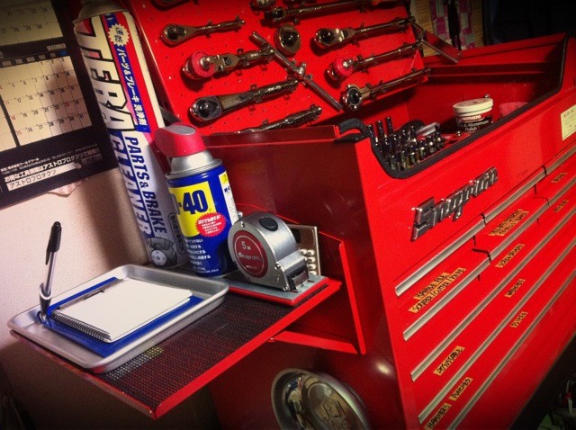 Snap-on 収納付き ドラム缶サイドテーブル 【公式通販】