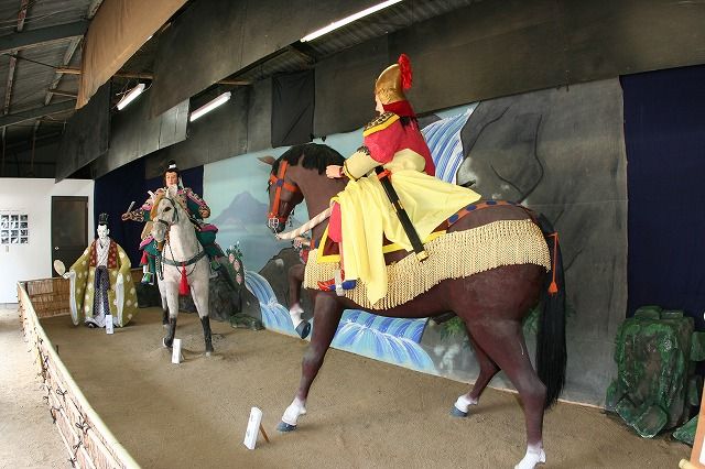 吉浜細工人形『平清盛厳島神社詣で』『三国志』の画像