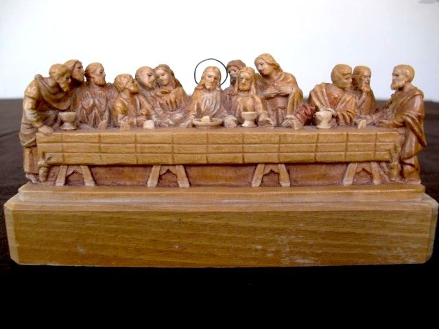 【おすすめ】レオナルドダヴィンチ　木彫り彫刻　最後の晩餐 おすすめ】レオナルドダヴィンチ 木彫り彫刻 最後の晩餐