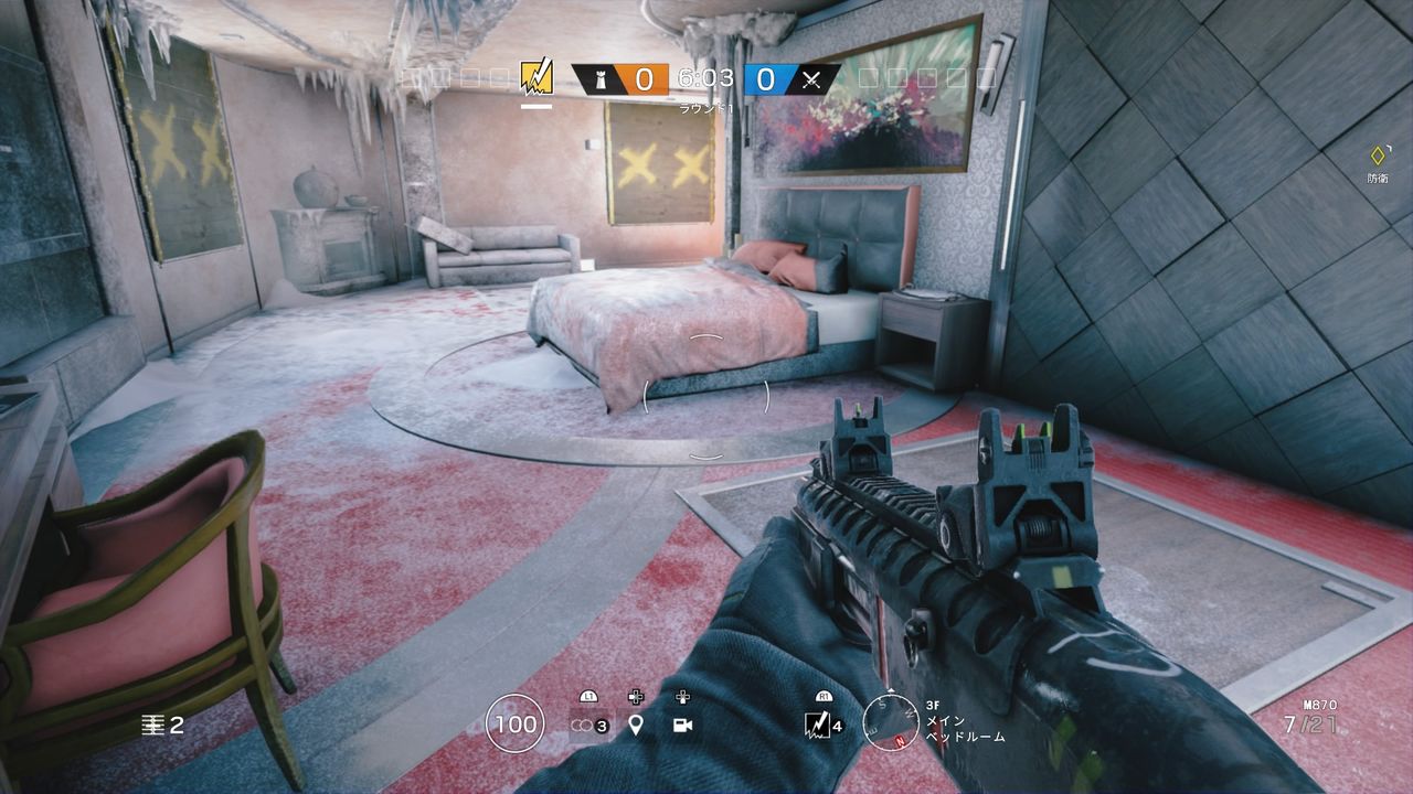 ヨット 防衛 レインボーシックスシージ 画像で攻略