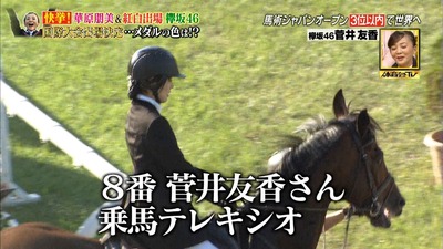 欅坂46 菅井友香 テレキシオと馬術大会で脅威の点数を叩き出す そして順位は 炎の体育会tv 後編 櫻坂46まとめもり