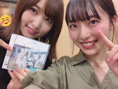 菅井友香 Stu48今村美月twitterに がんばりきポーズ で登場 櫻坂46まとめもり