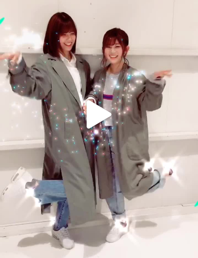 渡邉理佐 尾関梨香が双子ダンス 日向坂46 キュン を Tik Tok で披露 櫻坂46まとめもり