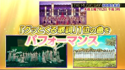 【櫻坂46】坂道グループ、アイドルメドレーに登場へ！【THE MUSIC DAY】