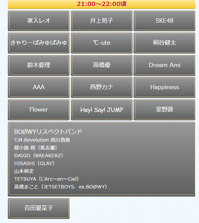 欅坂46 Fns歌謡祭タイムテーブルがこちら ひらがなけやき と乃木坂3期生のコラボ楽しみだな 櫻坂46まとめもり