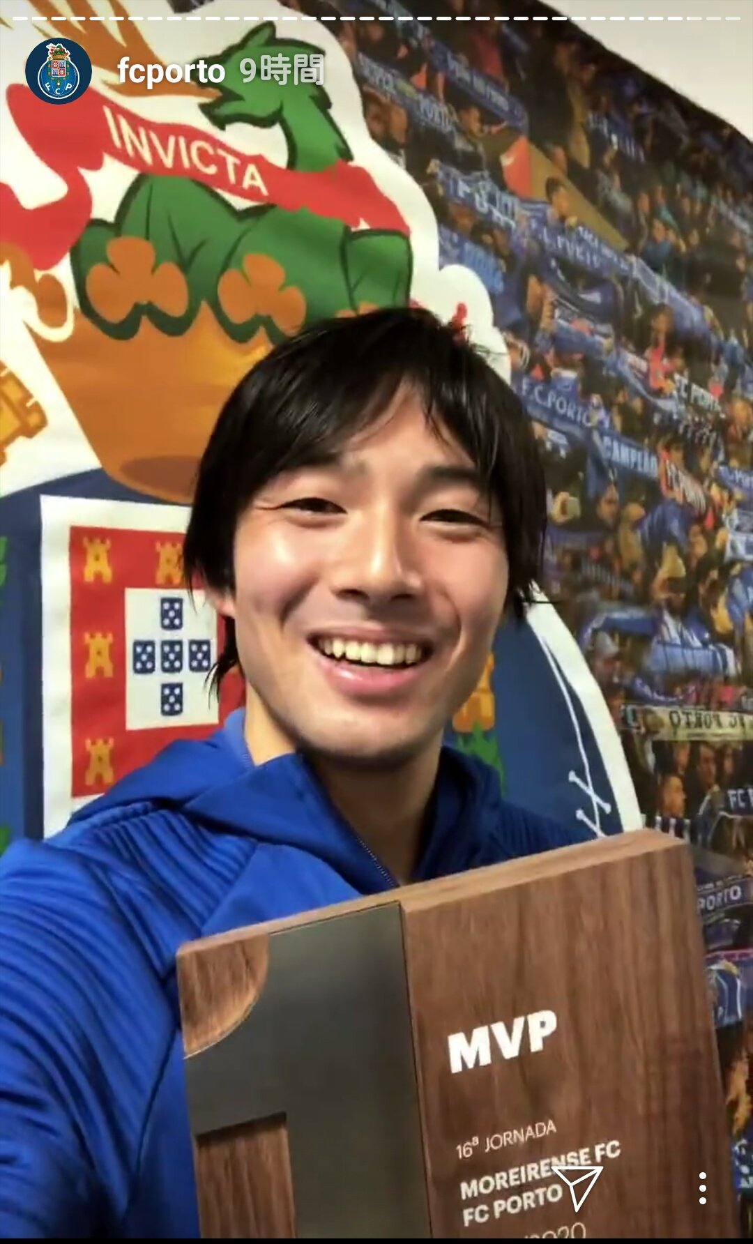 朗報 ポルト中島翔哉さん Mvp賞受賞 これもう完全にポルトのエースになってるやん サカサカ10 サッカーまとめ速報