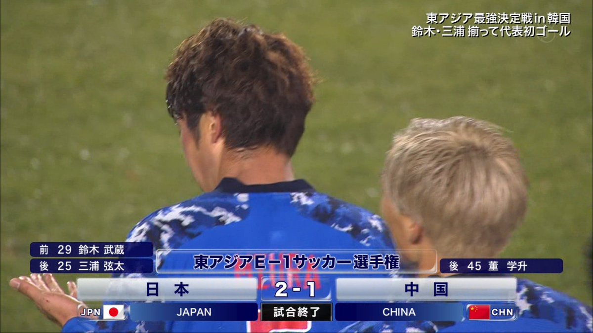 速報 日本代表が中国相手になんとか逃げ切って E 1初戦勝利キター サカサカ10 サッカーまとめ速報 速報 日本代表が中国相手になんとか逃げ切って E 1初戦勝利キター サカサカ10 サッカーまとめ速報