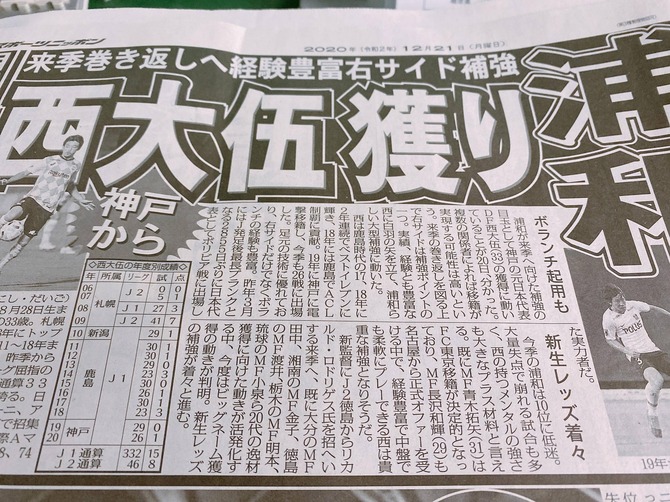 速報 浦和レッズさん 神戸からdf西大伍獲得へｗｗｗｗｗｗｗ サカサカ10 サッカーまとめ速報