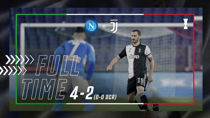 速報 ユベントスさん Pk戦の末逝くwwwwww優勝はナポリ サカサカ10 サッカーまとめ速報 速報 ユベントスさん Pk戦の末逝くwwwwww優勝はナポリ サカサカ10 サッカーまとめ速報