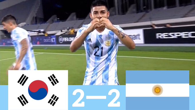 速報 動画 サッカー韓国代表 あのアルゼンチン相手に2対2の引き分けｗｗｗｗｗｗ サカサカ10 サッカーまとめ速報
