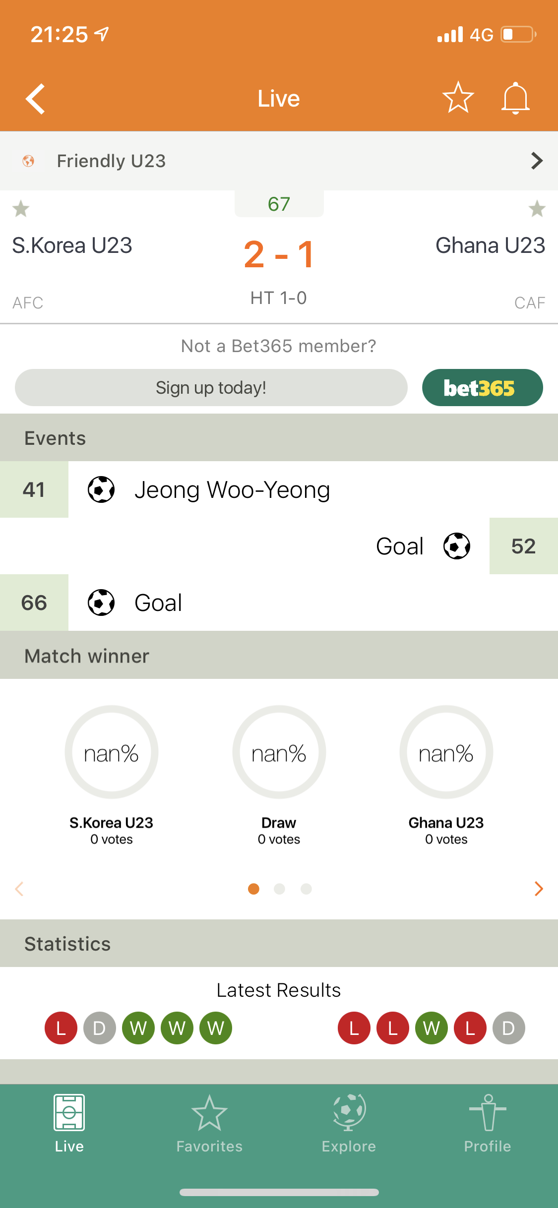 悲報 U 24韓国代表さん 日本が6 0で勝ったガーナ相手に1 1ｗｗｗｗｗｗ サカサカ10 サッカーまとめ速報