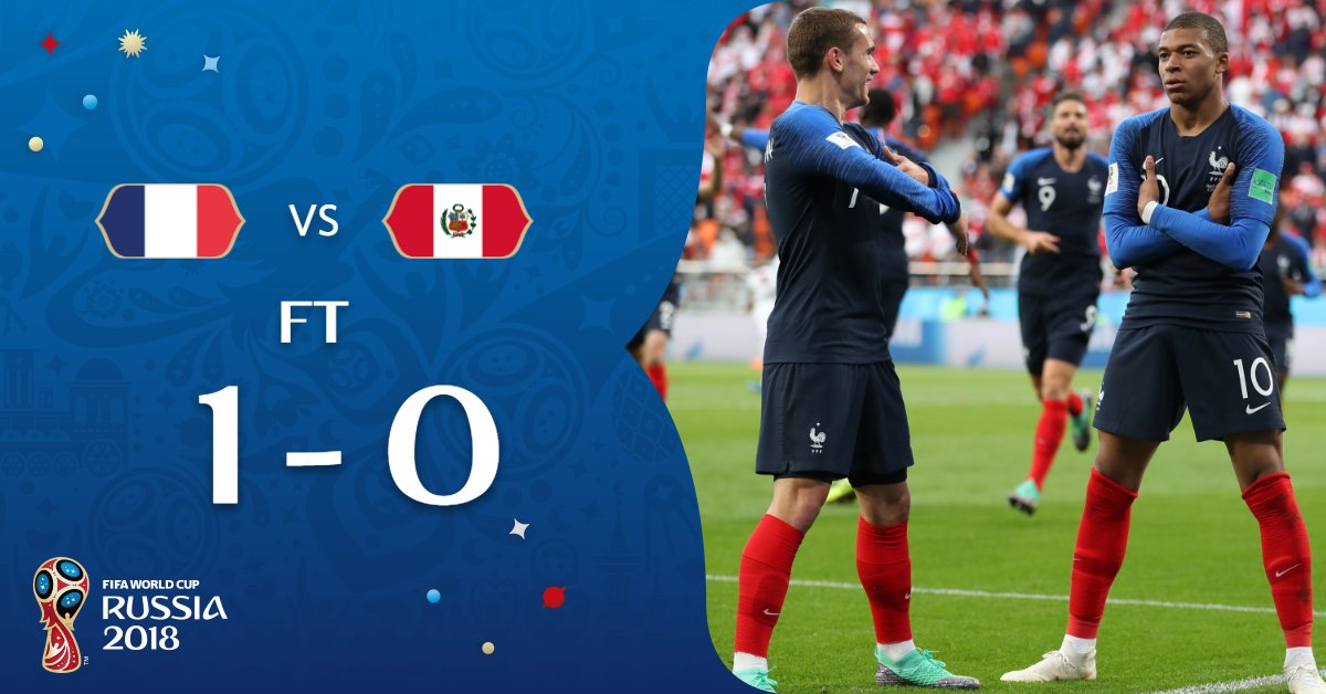 ロシアw杯 動画 フランス 新10番ムバッペの初ゴールで連勝 決勝t進出決定 サカサカ10 サッカーまとめ速報