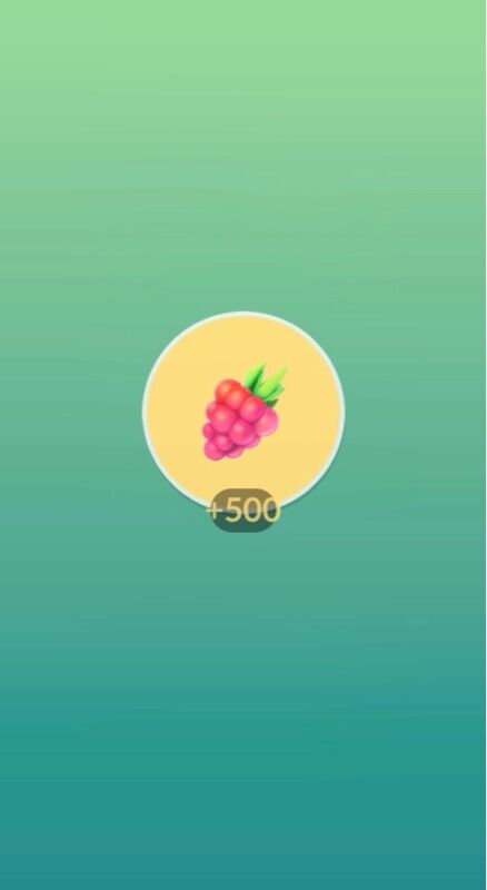 【ポケモンGO】タイムチャレンジクリアするたび木の実が+500って出てる