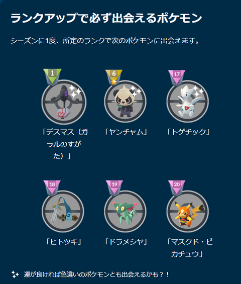 【ポケモンGO】来シーズン、ランク20でポーズとマスピカ