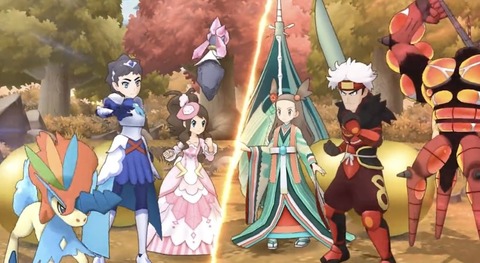 ポケモンのソシャゲ 侍グズマ かぐや姫ミカン お姫様トウコ 姫騎士カルネ