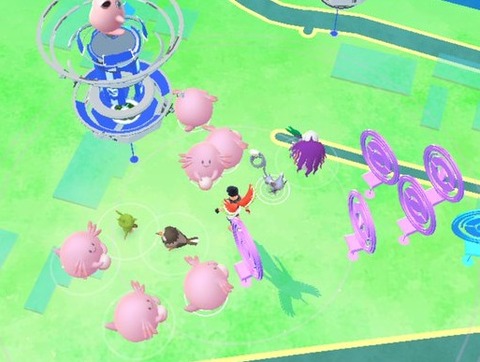 ポケモンgo 現在連動企画中の ラッキー公園のラッキー爆湧き期間 は8月15日まで