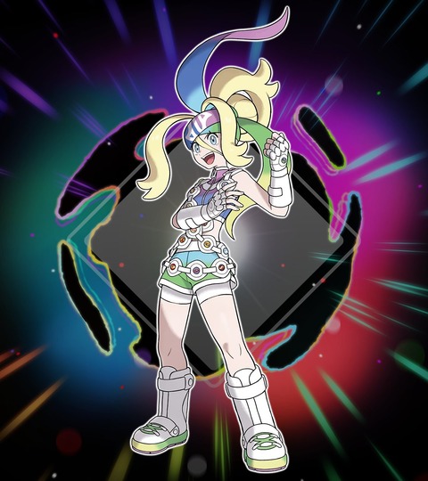 ポケモンZAのコルニ、全身メガストーンのメガメガ人間になる