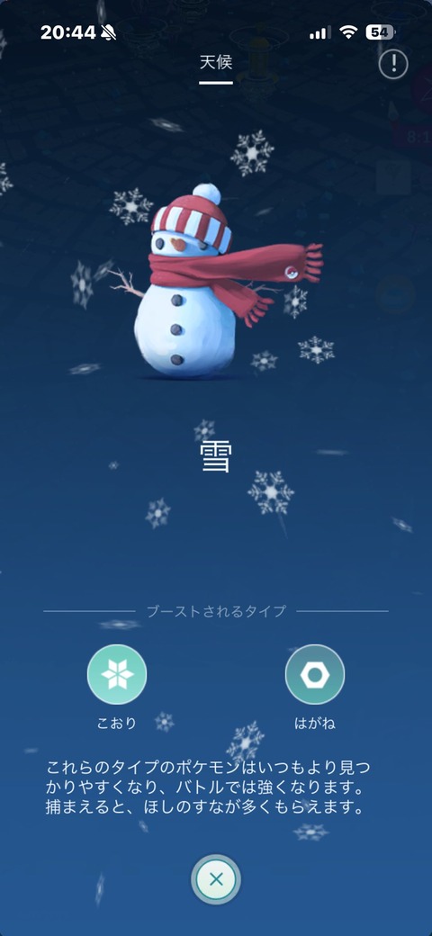 【ポケモンGO】天候「雪」の時にやりたいこと