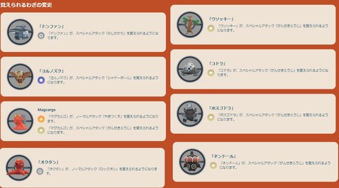 ポケモンgo マグカルゴにボスゴにオクタン 今回強化されたポケモンで実戦に使える奴は