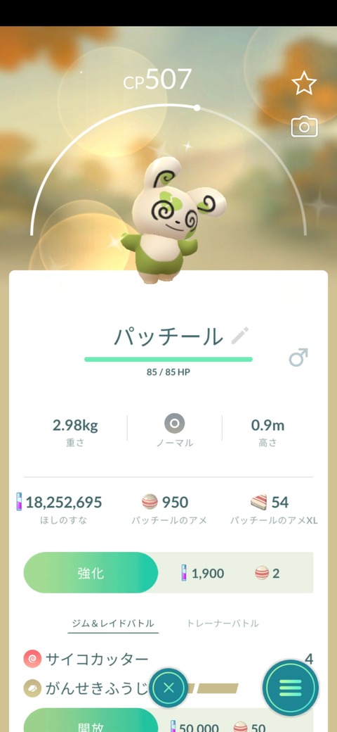 【ポケモンGO】激レア「ハート模様の色違いパッチール」