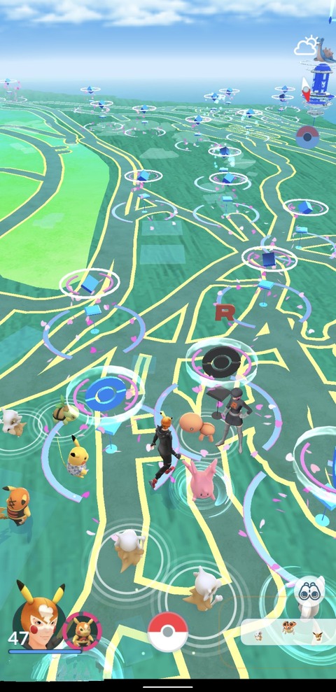 ポケモンgo フィールド画面の 天候反映 要る 要らない