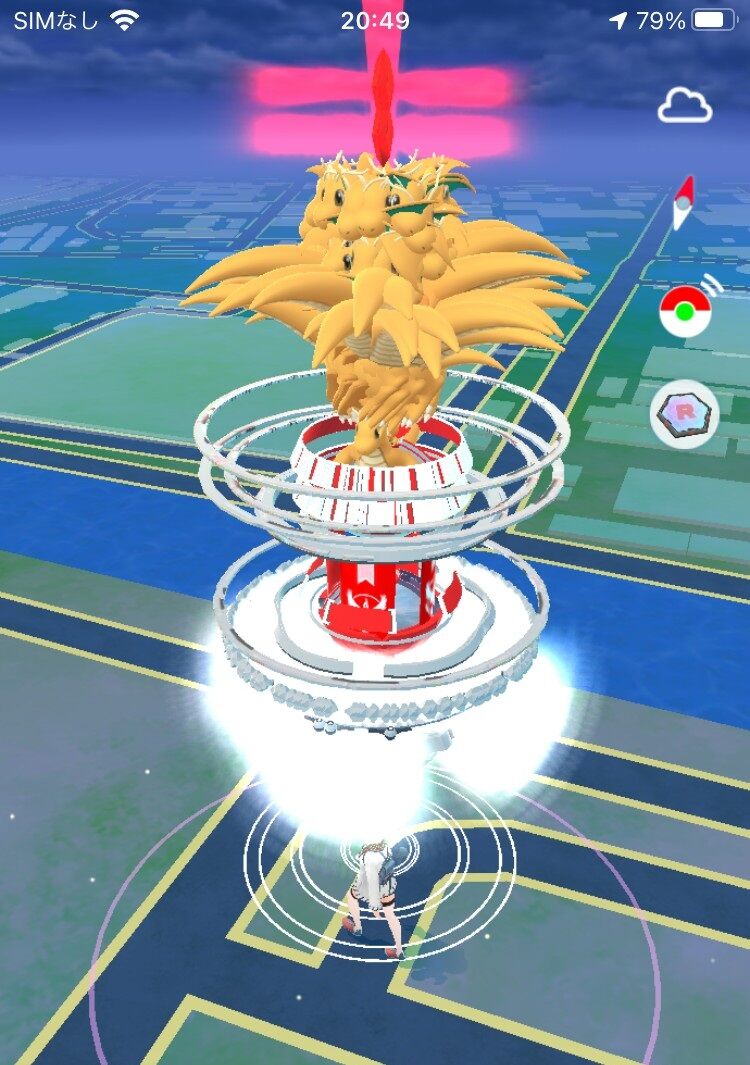 ポケgo ジムに乗ってるポケモンが無限増殖するバグ発生中 面白画像