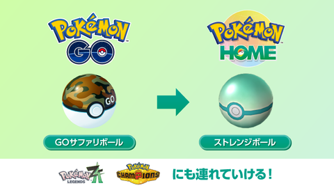 【ポケモンGO】goサファリボール入りhomeに送ればストレンジボールに