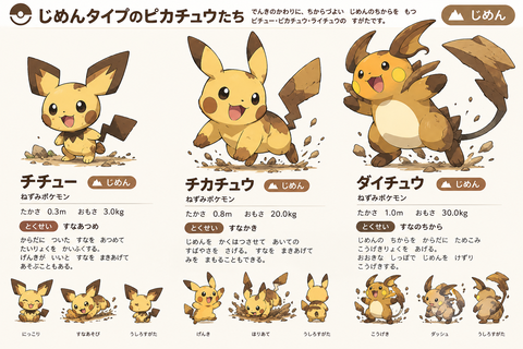 ピカチュウを超えるオリジナルポケモン考えたったｗ