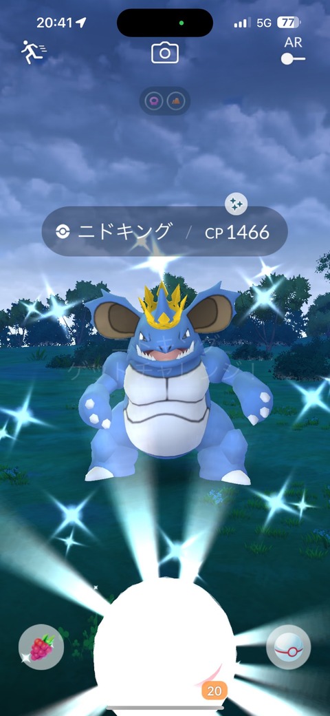 【ポケモンGO】王冠ニドキング、ニドクイン。レイドで狙う？野生で湧いてる？