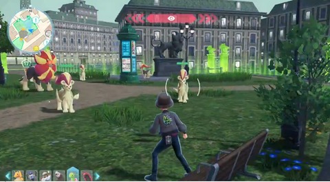 ポケモンZA、カエンジシだらけのワイルドゾーン