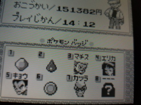 初代ポケモンってジムの順番抜かして先に進めるんだな