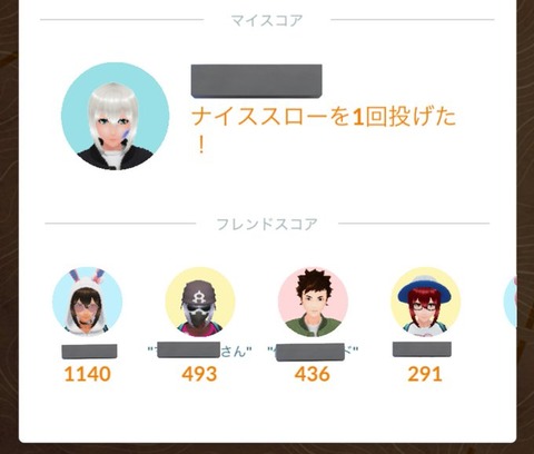 【ポケモンGO】グローバルチャレンジのナイススロー数、フレでヤバい数になってる奴いる？