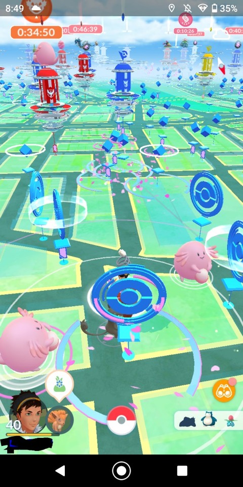 【ポケモンGO】「都会の平日、早朝」のポケモンGOの様子をご覧ください。これが地域格差だ！