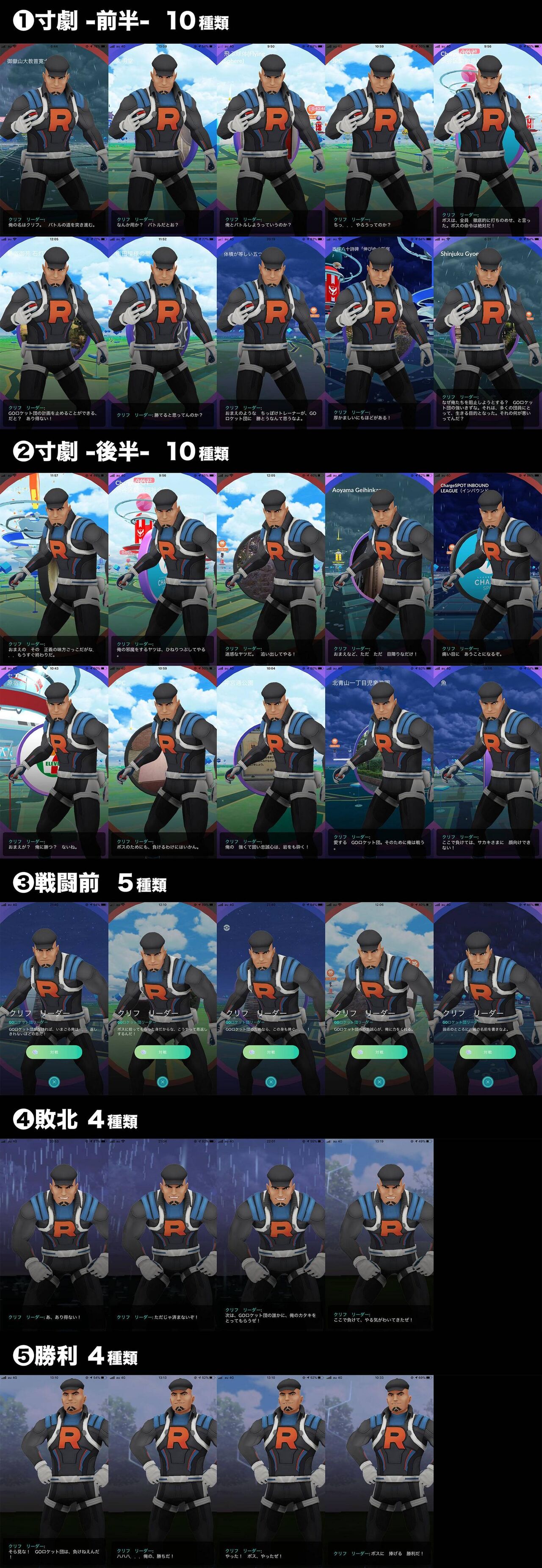 ポケモンgo ロケット団幹部が クリフ しか来なくてタスク進まない勢
