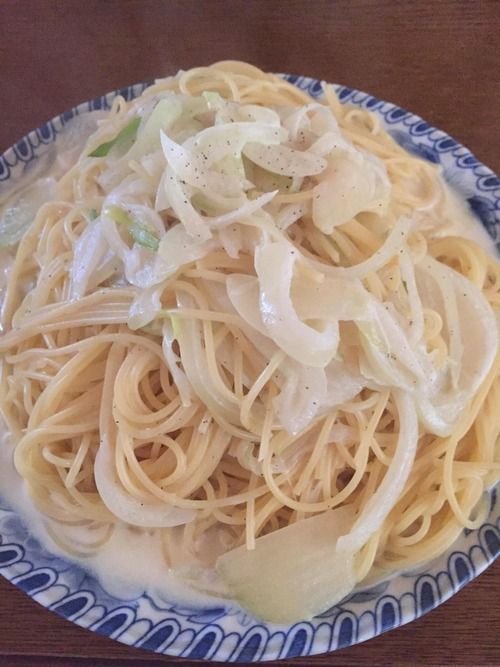 パスタ400g茹でたよー！