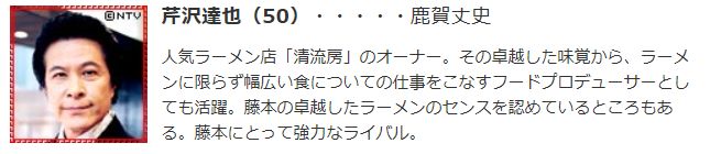 伝 ラーメン ドラマ 発見