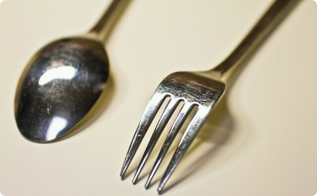 フォークとスプーン