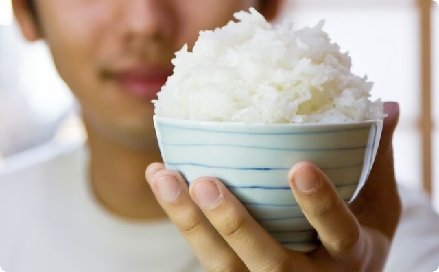 山盛りご飯
