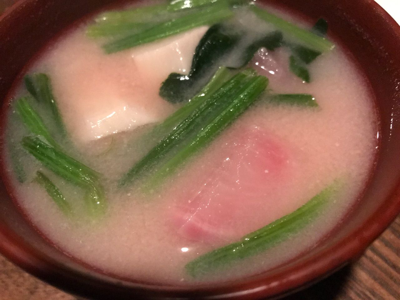 ピンク色のお味噌汁 日々のこと ピンク色のお味噌汁 日々のこと