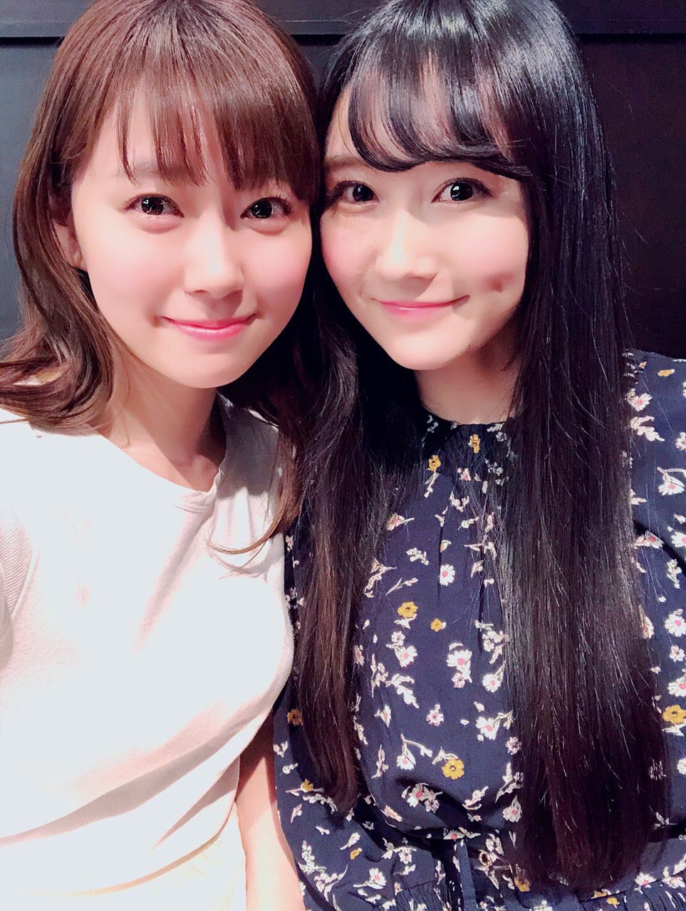 【NMB48卒業生】ふぅみる2ショット写真キタ――(゚∀゚)――!!【矢倉楓子・渡辺美優紀】