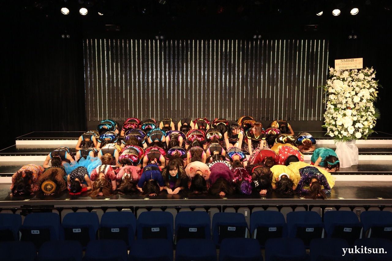 【NMB48】2018新春特別公演の集合写真・ゆきつんカメラキタ━━━━(゚∀゚)━━━━!!