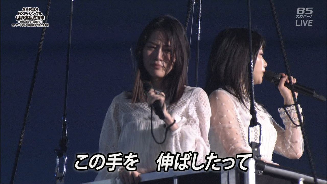 【速報】松井珠理奈さん、倒れる【AKB48選抜総選挙】